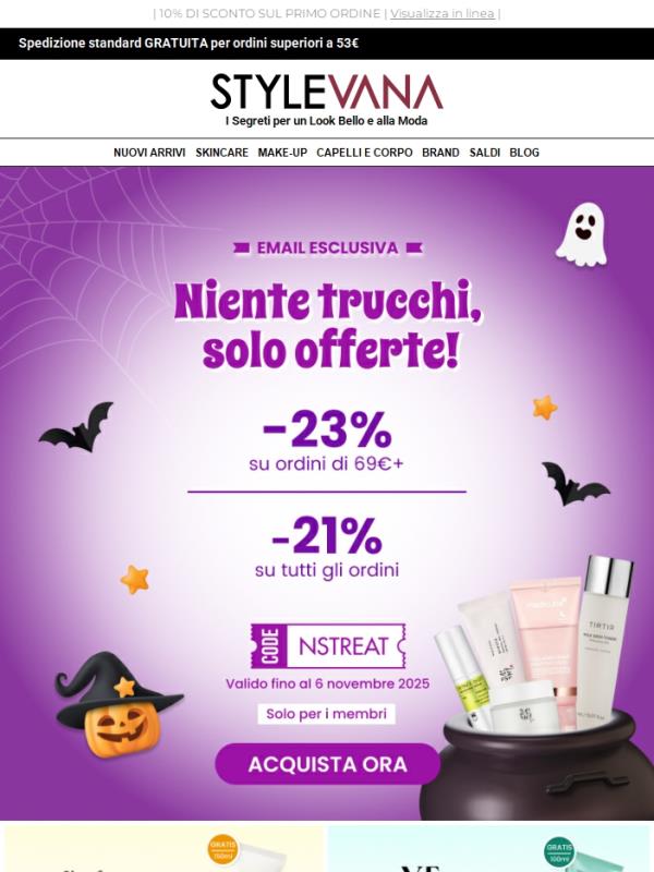 Ti aspettano dei SALDI spaventosamente dolci! 🎃👻