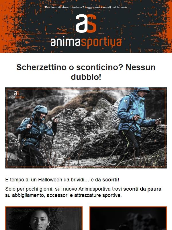 🎃 Halloween da paura su Animasportiva! Extra -5% se riempi il carrello 👻