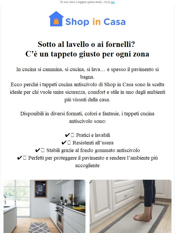 Tappeti antiscivolo per la tua cucina: comfort e sicurezza ogni giorno
