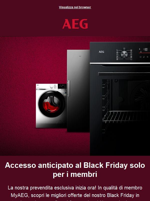 Offerte Black Friday: solo per i membri