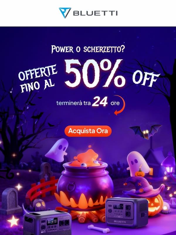 🪄Il tuo sconto magico del 50% sta per volare via✨