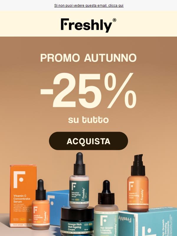 PROMO AUTUNNO 😍 -25% su tutto