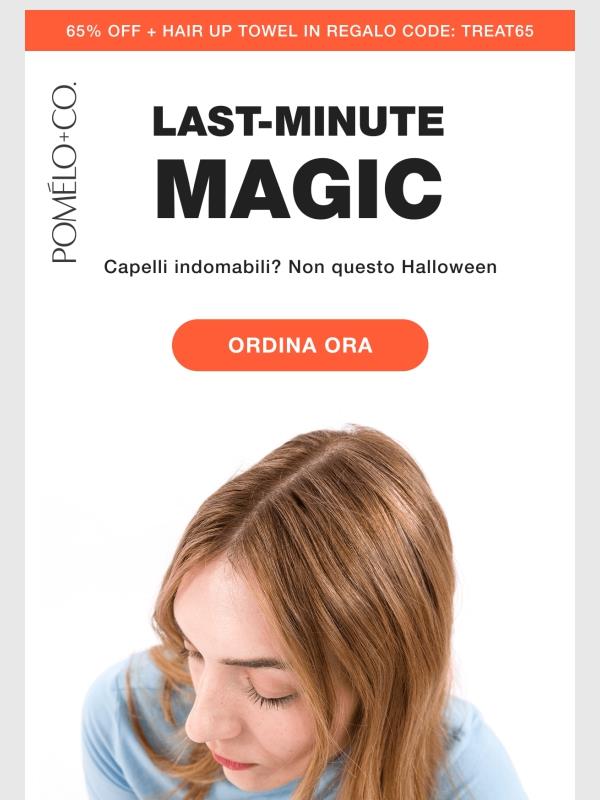 Capelli di Halloween all’ultimo minuto, ?