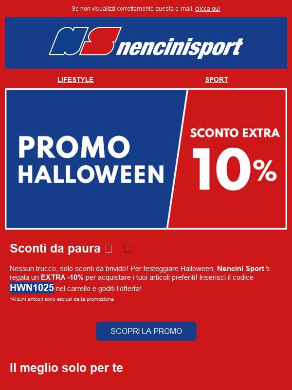 Dolcetto o sconto? 👻 EXTRA -10%