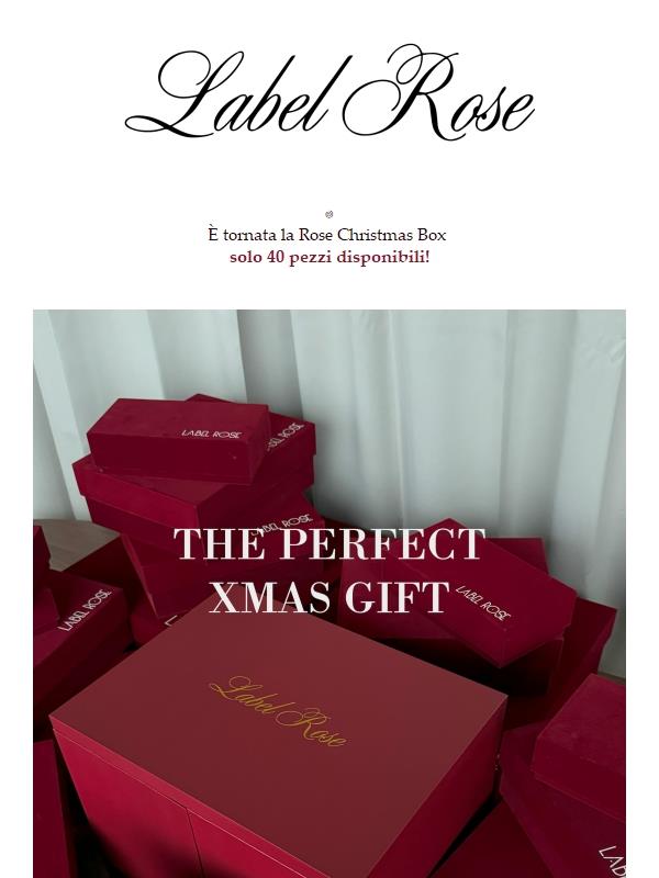 ROSE CHRISTMAS BOX A SOLI €79,95 ❄️