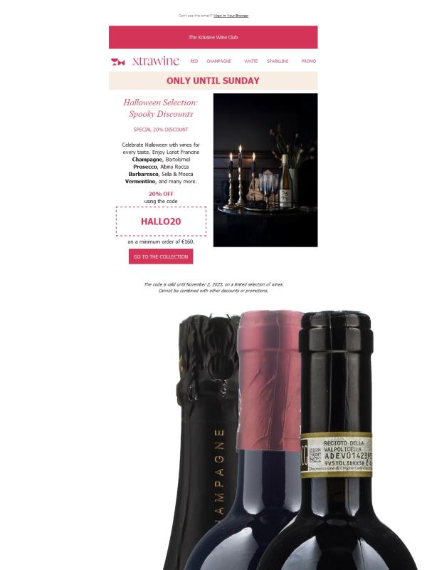 FLASH OFFER: 20% off for Halloween