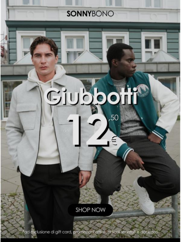 💥Giubbotti a prezzi da PAURAAA da 12,50€