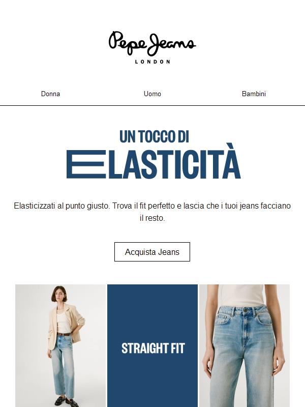 Jeans con un tocco di elasticità