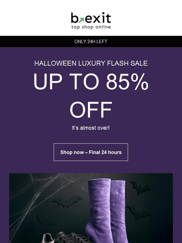 🎃 24 Hours left to Snag Halloween Luxury!
