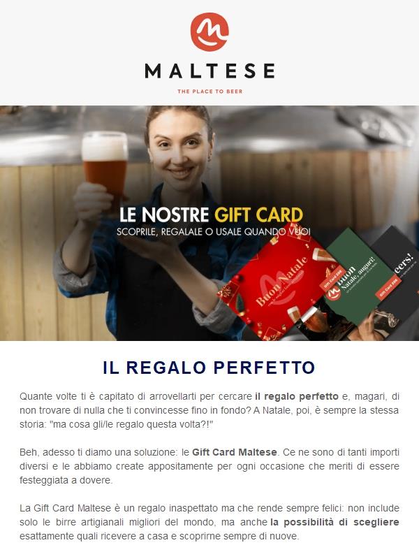 Scopri le Gift Card Maltese!