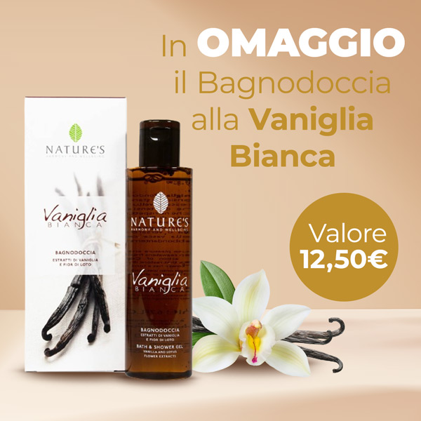 Solo per oggi in Omaggio il Bagnodoccia Vaniglia Bianca!