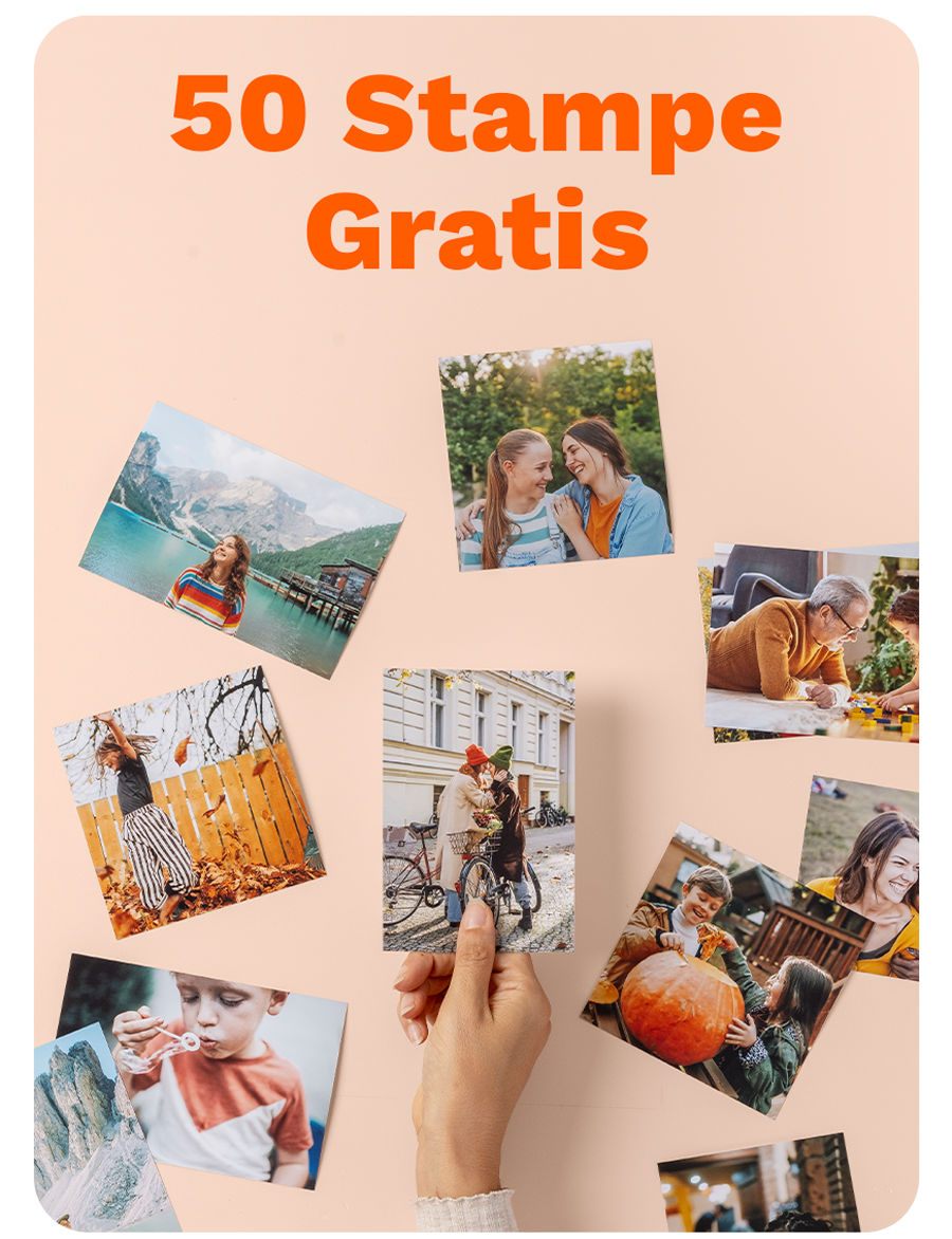 Questo è il tuo giorno fortunato per stampare le tue foto