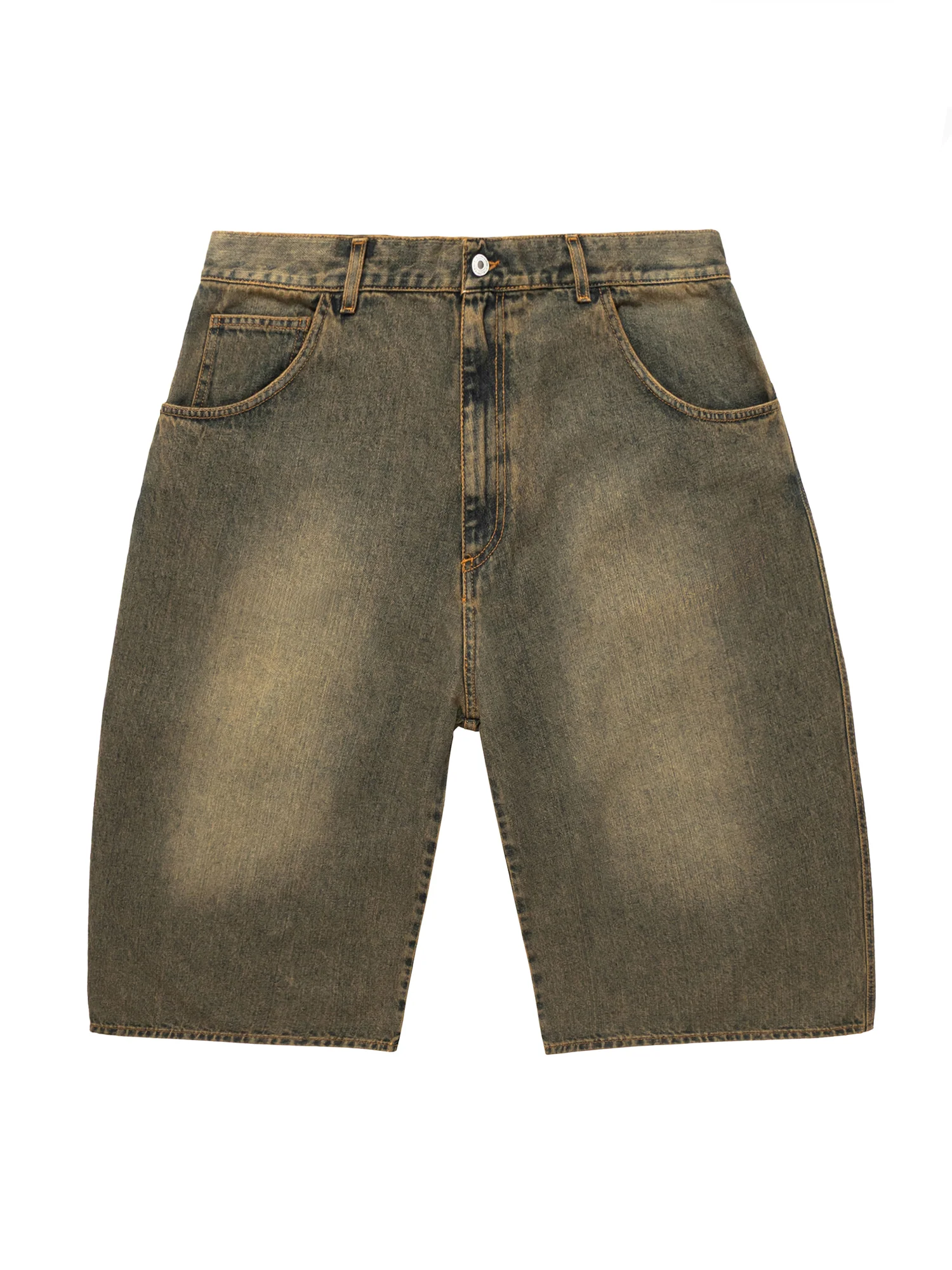 Image of Aged Denim Jorts