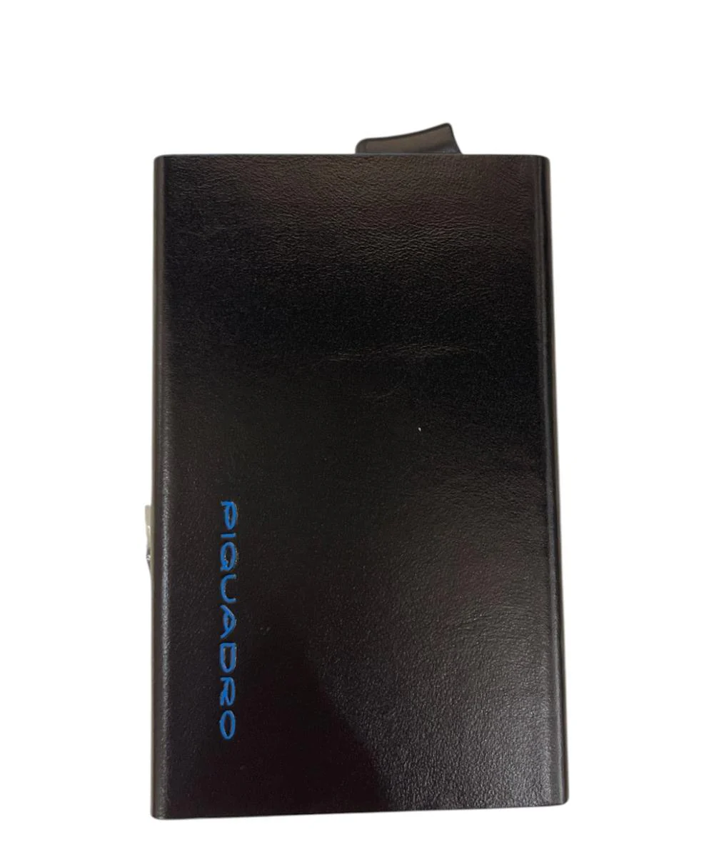 Image of Portafoglio Compact Blue Square