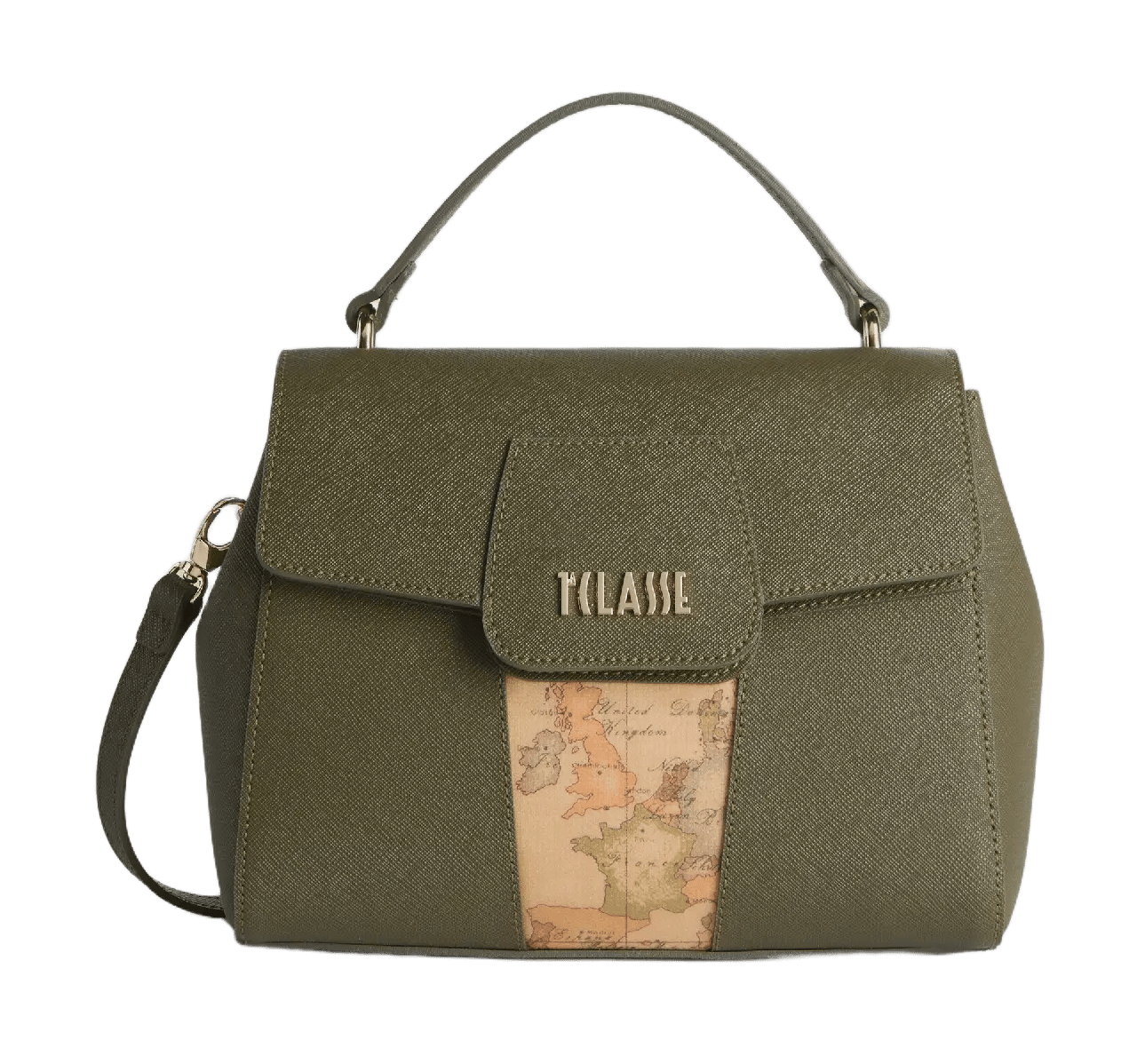 Alviero Martini 1A Classe Windy City Borsa a mano e tracolla LD29 9407 609 Verde Muschio