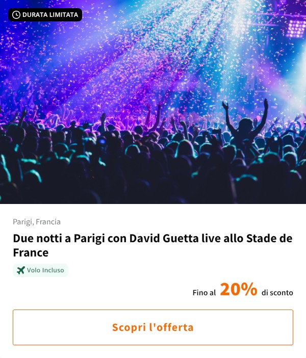 Due notti a Parigi con David Guetta live allo Stade de France