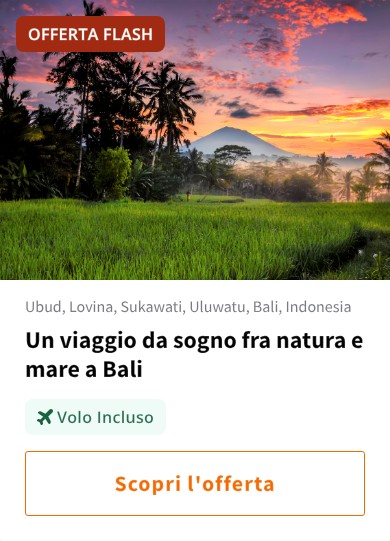 Un viaggio da sogno fra natura e mare a Bali