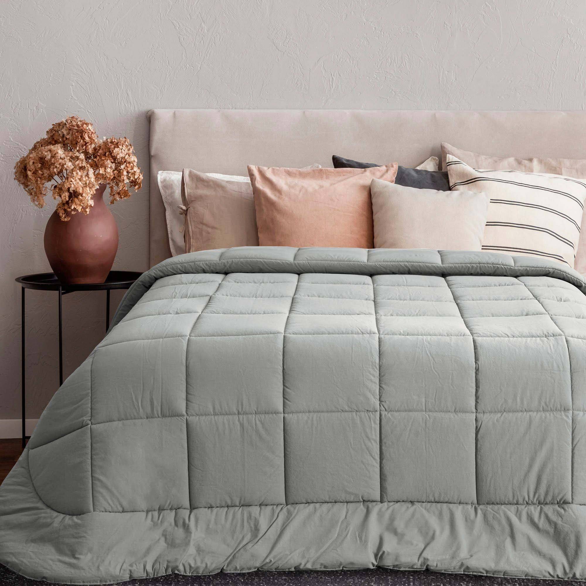 Image of Trapunta in Puro Cotone <br>Tinto in Capo - <b>Atlantico