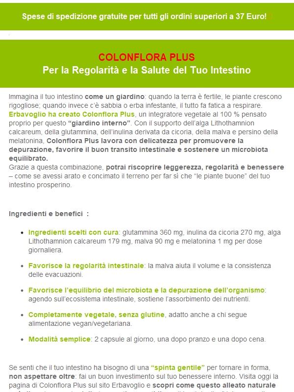 Ritrova il benessere intestinale con Colonflora Plus 🌿