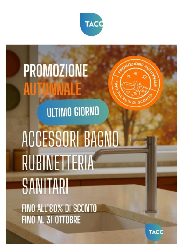 📢Ultimo Giorno! Approfitta dello sconto fino all'80%