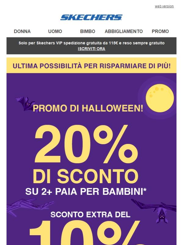 Promo Halloween: ultima possibilità per risparmiare!