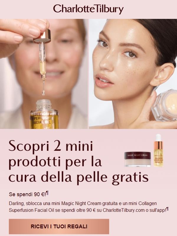 Magici prodotti per la cura della pelle in omaggio all'interno ✨