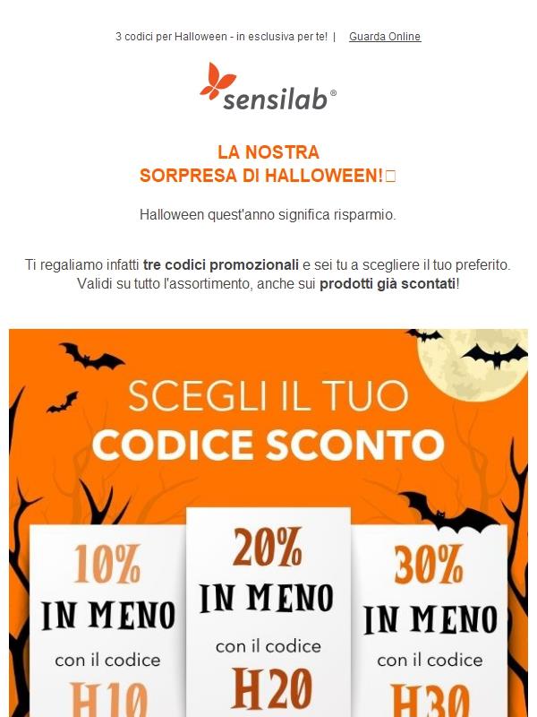 Quale codice sconto sceglierai? 💝