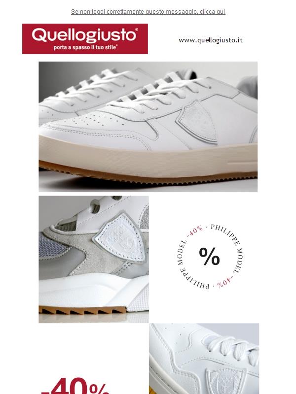 -40% su Philippe Model: solo per 3 giorni! 💥