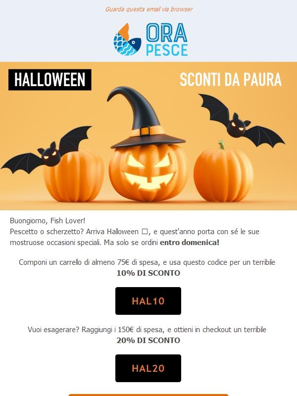 Fish Lover 🎃 Halloween porta sconti da paura!