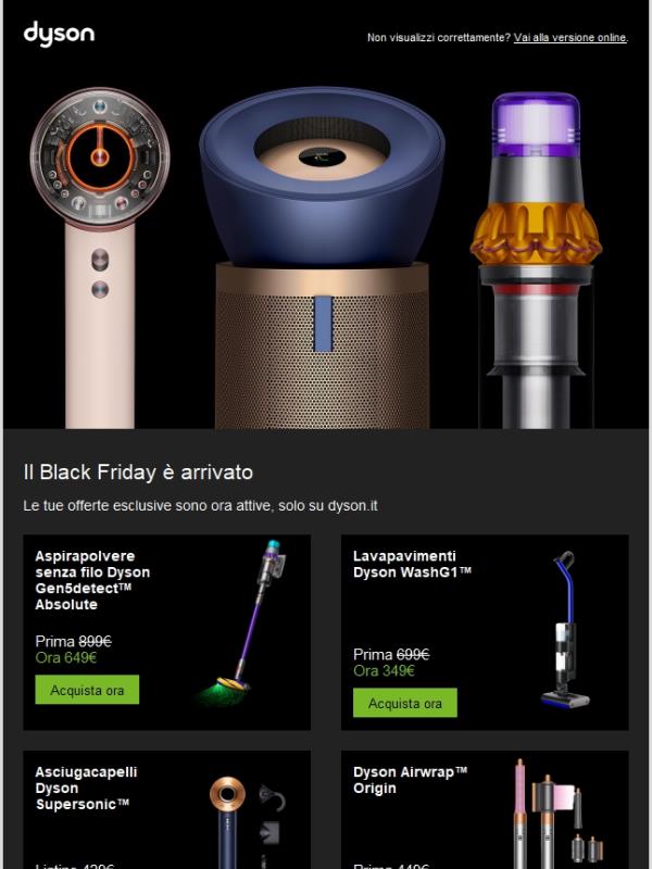 Il Black Friday è arrivato