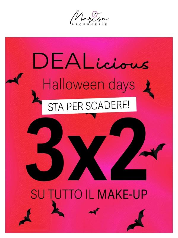 3×2 sul MAKE-UP 🎃 L'incantesimo sta per svanire... ⏰