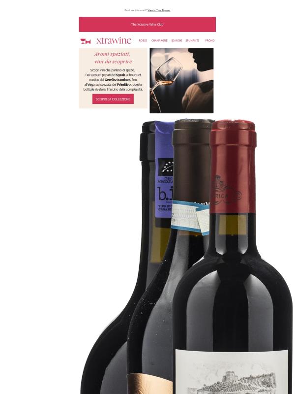 Aromi speziati e vini da scoprire: dal Syrah al Gewürztraminer