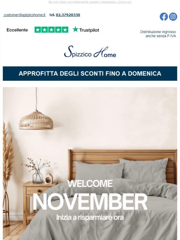 Doppio Sconto Doppia Sorpesa 🎁 Fino a Domenica 2 Novembre