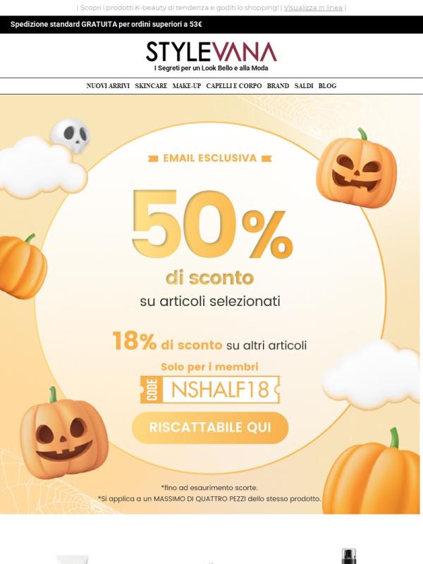 🎃Felicità a metà prezzo qui🎃
