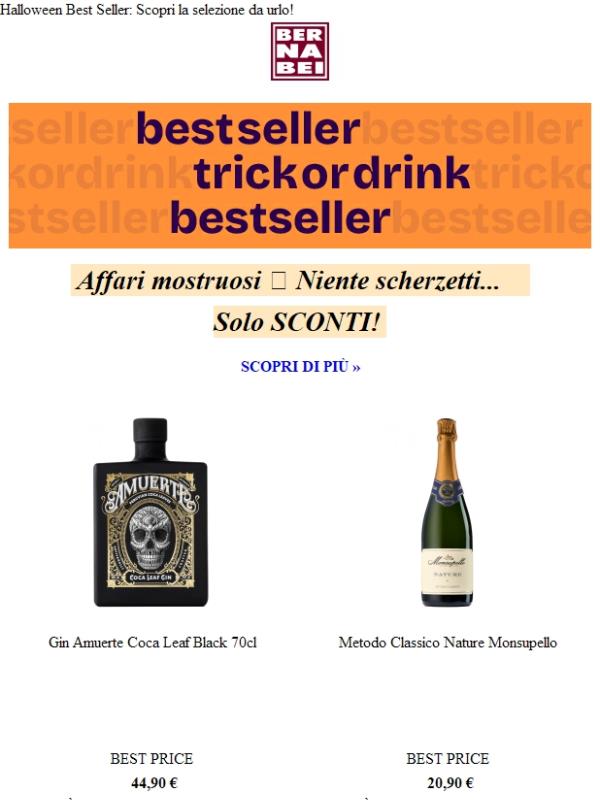 BEST SELLER 🎃 a prezzi da PAURA!