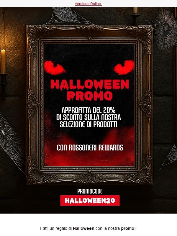 Halloween si tinge di rosso e nero!