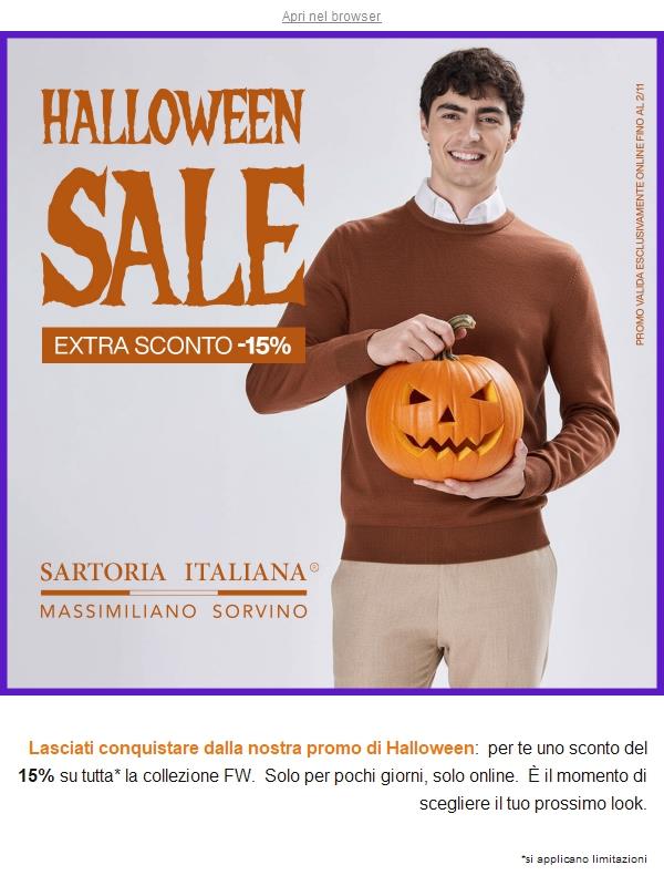 Promo da paura fino al 2/11