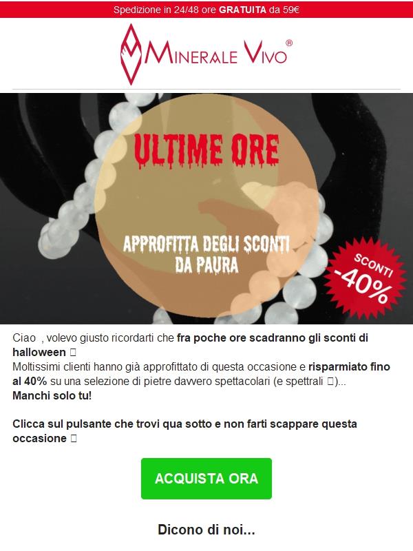 Ultime ore per risparmiare il 40%