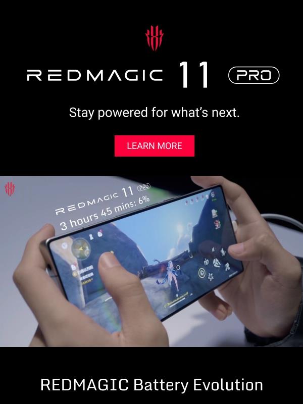 💫REDMAGIC 11 Pro — Game Longer, Charge Smarter