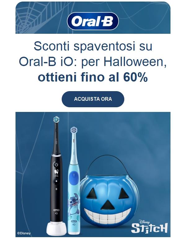Fino al 60% di sconto su Oral-B per Halloween
