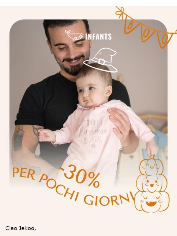 -30% per pochi giorni