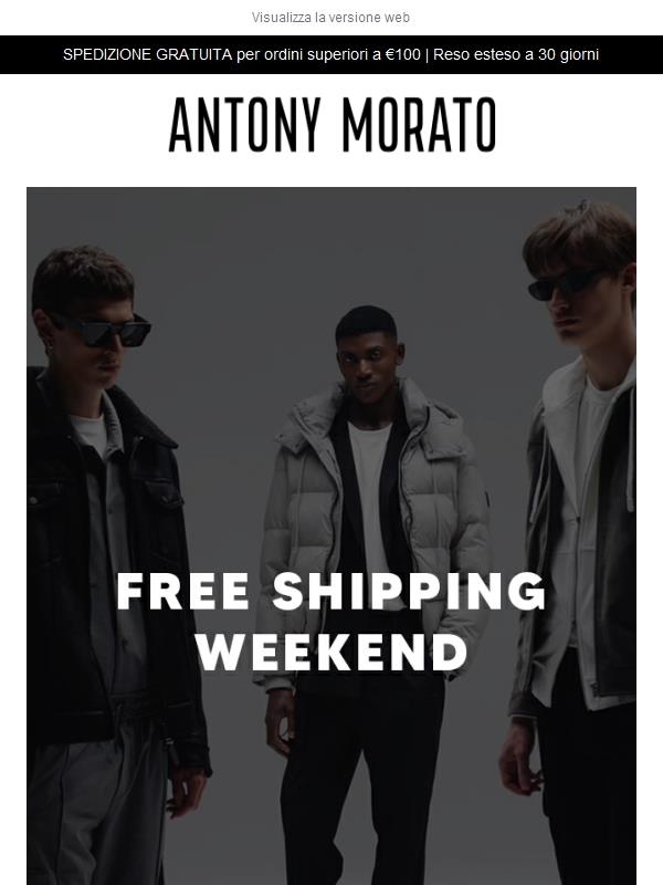 Free Shipping Weekend: Acquista Ora