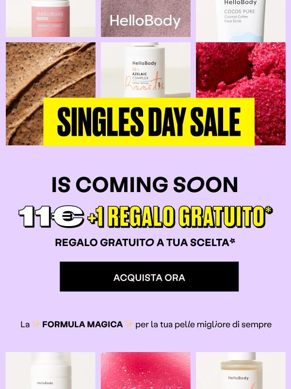 Segna le tue date — Sta arrivando il Giorno dei Single! 💖