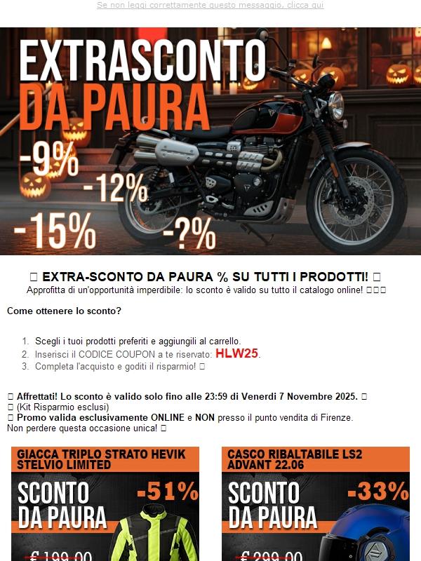 EXTRA SCONTO DA PAURA - Solo 100 Coupon Disponibili -  Spedizione Sempre Gratis!🎃🎃