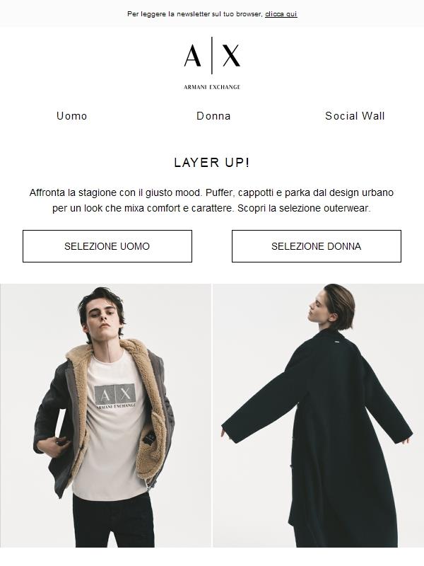 Scopri i nuovi capispalla