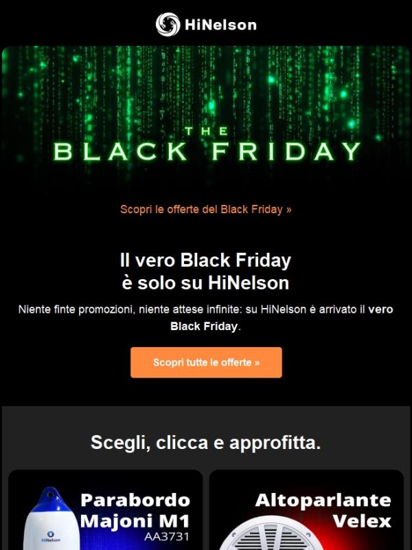 🤑 SCONTI BLACK FRIDAY ORA