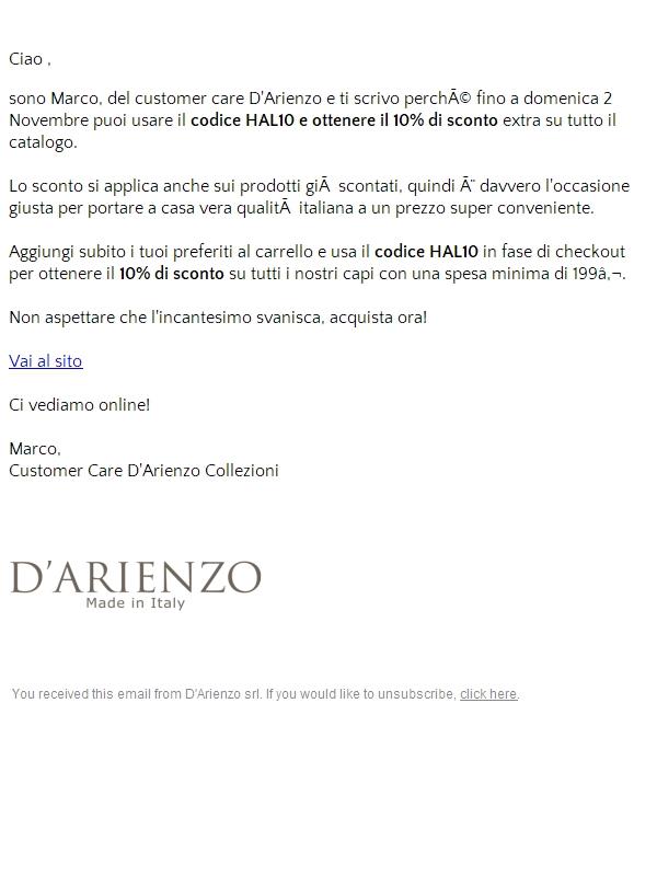 -10%: ultimi giorni per lo sconto Halloween