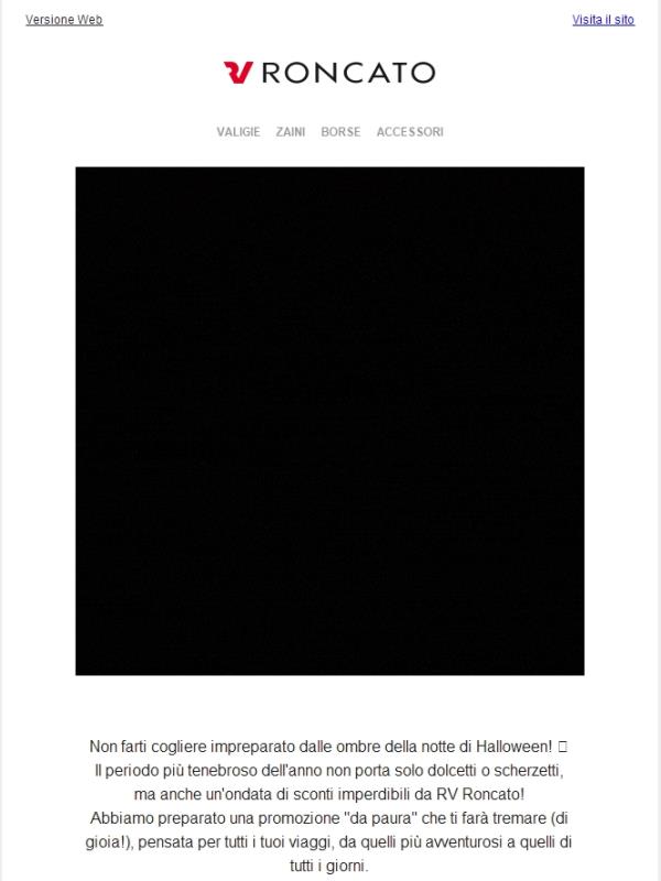 Festa di Halloween: -30% su valigie e zaini! 🎃