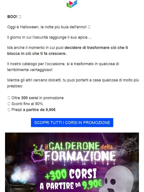 Dolcetto o… + di 300 corsi in promo?