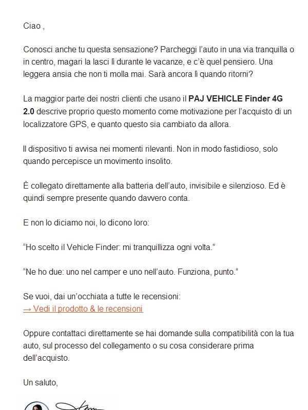 In tanti lo usano, non per paura, ma per tranquillità